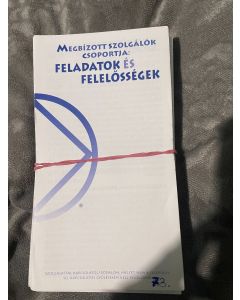 Megbízott szolgálók csoportja: Feladatok és felelősségek