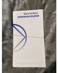 Ügyvitelicsoportgyűlések